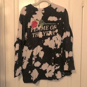 Bleach Tie Dye Long Sleeve